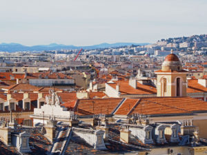 Sur les toits de Nice